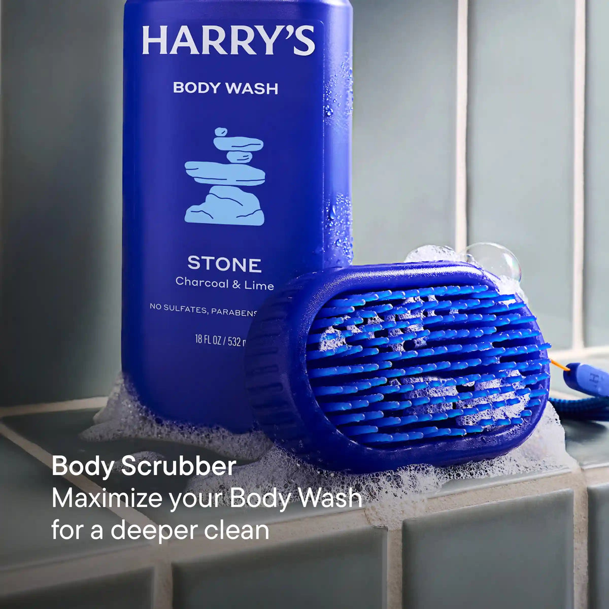 Harryâs 2 In 1 Scalp & Body Scrubber